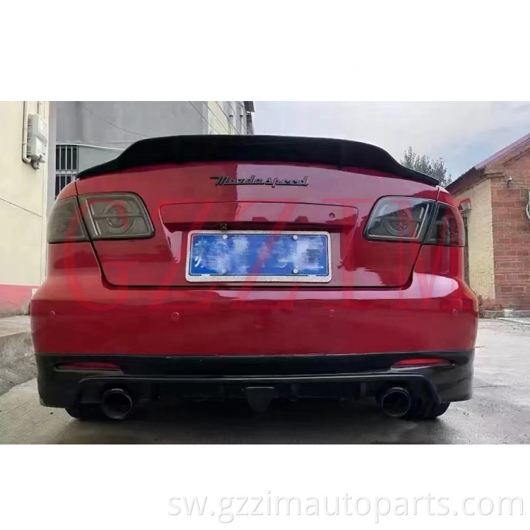 Exterior Accessories ABS Plastic Rear Trunk Boot Wing Spoiler For Mazda 6 2004-2013 R Style